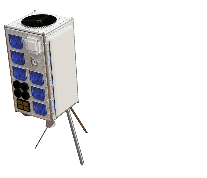 dummy satellite folded