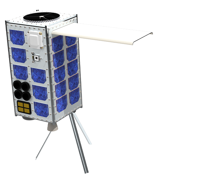 dummy satellite unfolded